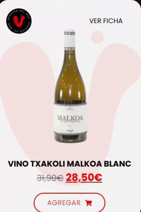 Malkoa  - Vino Txakoli Blanc