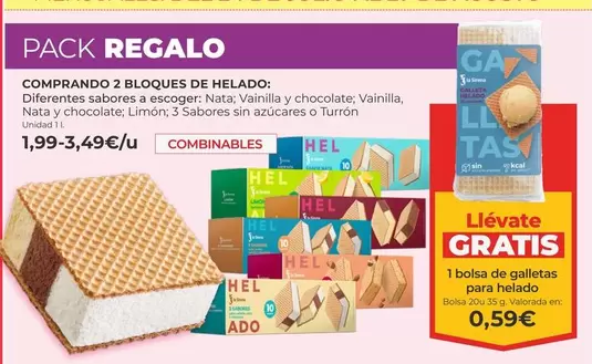 Comprando 2 Bloques De Helado