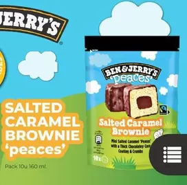 Ben & Jerry's - Salted Caramel Brownie 'Peaces'