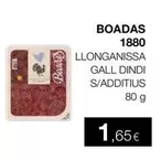 Boadas - 1880 Llonganissa Gall Dindi S/Additius