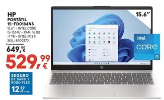 HP - Portátil 15-Fd0124ns