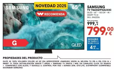 Samsung - TV TQ65Q7F5AUXXC