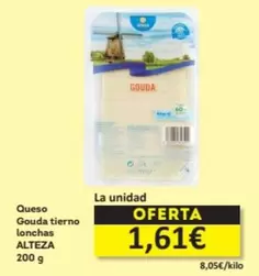 Alteza - Queso Gouda Tierno Lonchas