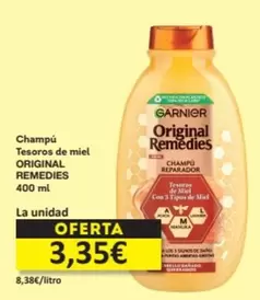 Garnier - Champú Tesoros De Miel Original Remedies