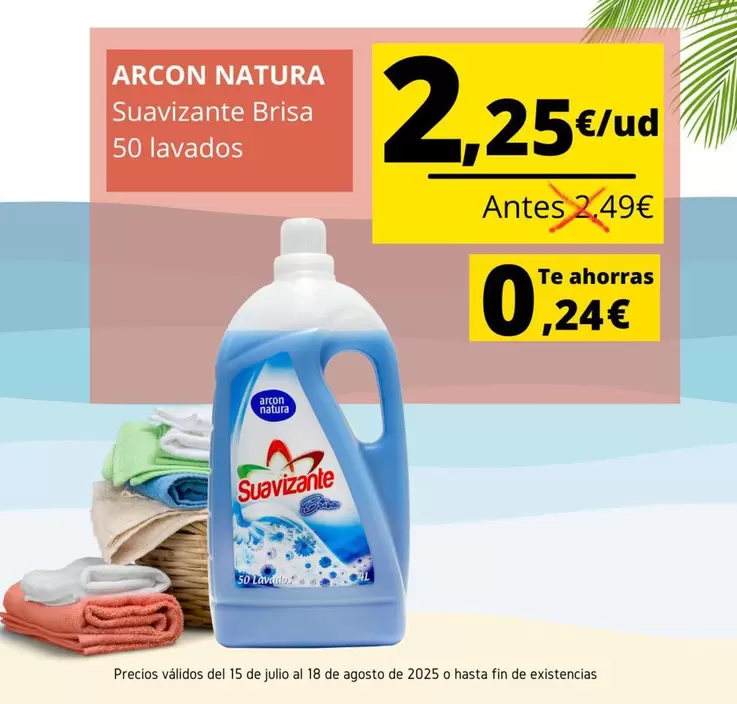 Arcón Natura - Suavizante Brisa 50 Lavados