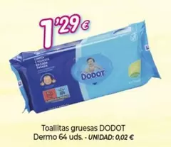 Dodot - Toallitas Gruesas Dermo 64 Uds