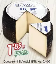 El Valle - Queso Semi N'16