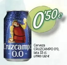 Cruzcampo - Cerveza 0,0