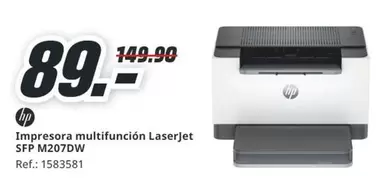HP - Impresora Multifunción Laserjet SFP M207DW