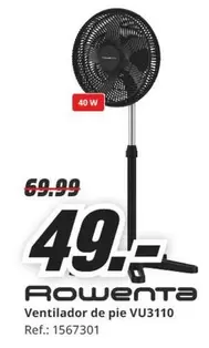 Rowenta - Ventilador De Pie Vu3110