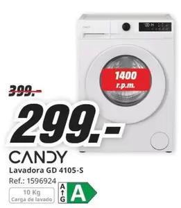 Candy - Lavadora Gd 4105-s