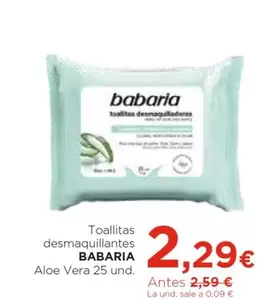 Babaria - Toallitas Desmaquillantes