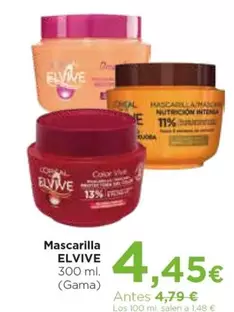L'Oréal - Mascarilla Elvive