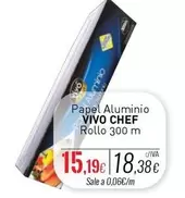Vivo Cheff - Papel Aluminio Rollo