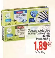 Spar - Xoubas Aceite Oliva Normal/ Baixo En Sal