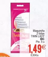 BIC - Maquinina 2 Follas Twin Lady