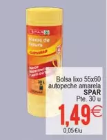 Spar - Bolsa Lixo Autopeche Amarela