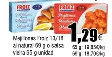 Froiz - Mejillones 13/18 Al Natural O Salsa Vieira