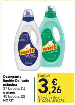 Norit - Detergente Líquido Delicado Maquina