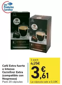 carrefour - Cafe Extra Fuerte O Intenso Extra