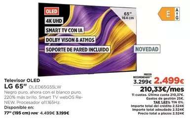 LG - Televisor Oled