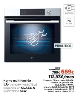 LG - Horno Multifunción Instauve