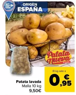 Patata Lavada