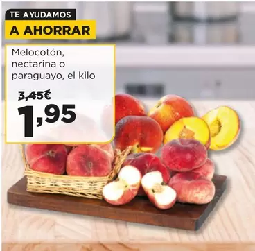 Melocoton Nectarina O Paraguayo