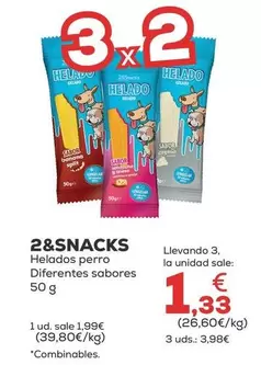 2&Snacks - Helados Perro Referencias Seleccionadas
