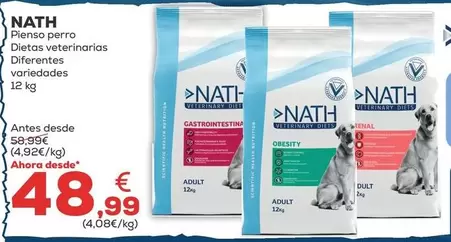 Nath - Pienso Perro Dietas Veterinarias Diferentes Variedades