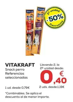Vitakraft - Snack Perro Referencias Seleccionadas