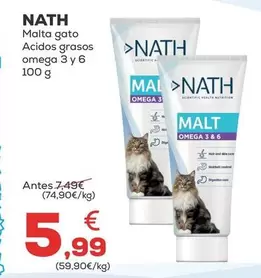 Nath - Malta Gato Acidos Grasos Omega 3 Y 6