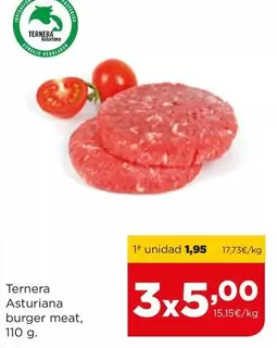 Ternera Asturiana Burger Meat