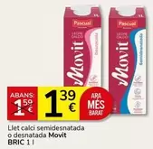 Pascual - Llet Calci Semidesnatada O Desnatada Brik