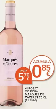 Marqués De Cáceres - Vi Rosat Do Rioja