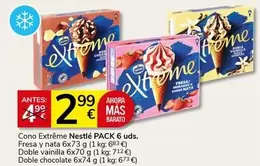 Nestlé - Cono Extreme Pack 6 Uds