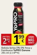 Yopro - Bebida Lactea 0% Fresa Y Frambuesa