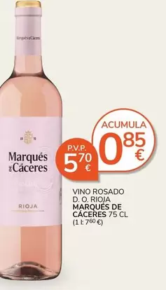 Marqués De Cáceres - Vino Rosado D. O. Rioja