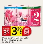 Foxy - Papel Higiénico Bouquet Color 