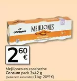 Consum - Mejillones En Escabeche