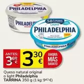 Philadelphia - Queso Natural Original O Light Tarrina