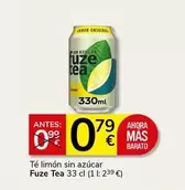 Fuze Tea - Té Limón Sin Azúcar