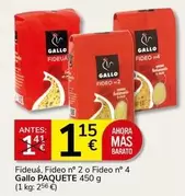 Gallo - Fideuá/ Fideo N'2 O Fideo N'4 Paquete