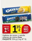 Oreo - Galletas De Cacao O Vainilla Rellenas De Crema Paquete