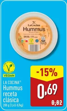 La Cocinera - Hummus Receta Clasica