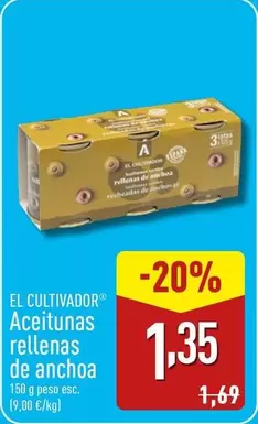 El Cultivador - Aceitunas Rellenas De Anchoa