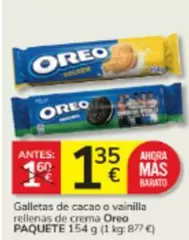Oreo - Galletas De Cacao O Vainilla Rellenas De Crema