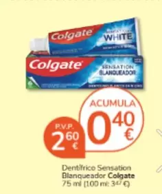 Colgate - Dentifrico Sensation Blanqueador