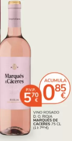 Marqués de Cáceres - Vino Rosado D.o. Rioja