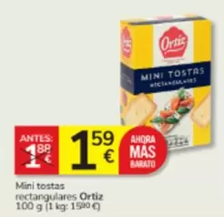 Ortiz - Mini Tostas Rectangulares